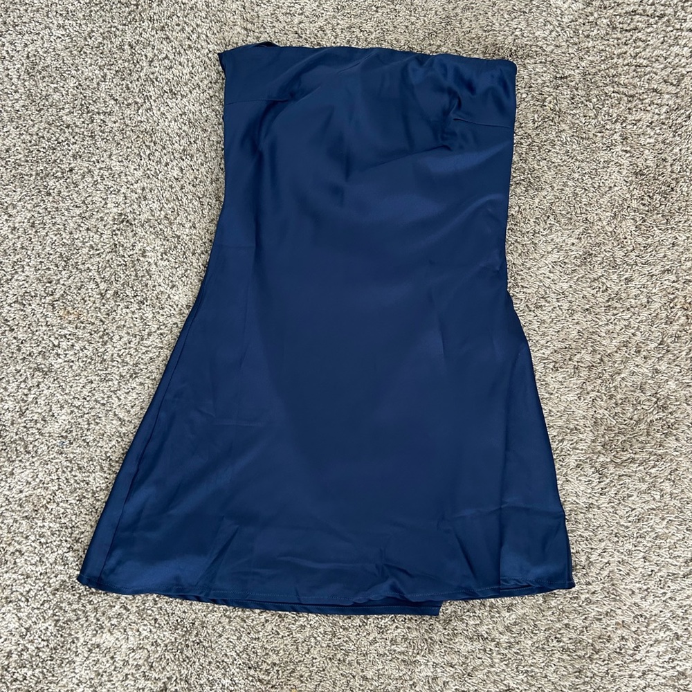Beginning Boutique Midnight Blue Strapless Dress
